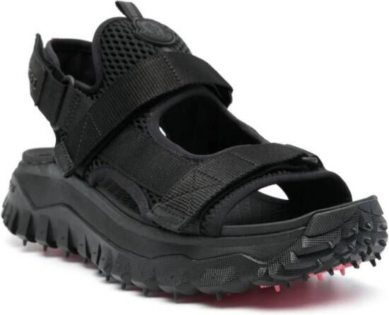 Moncler Trailgrip Vela sandalen Zwart