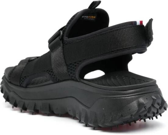 Moncler Trailgrip Vela sandalen Zwart