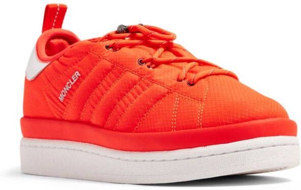 Moncler x Adidas Superstar gewatteerde sneakers Oranje