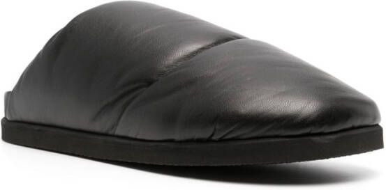 Moncler x JW Anderson Nimbus gewatteerde slippers Zwart