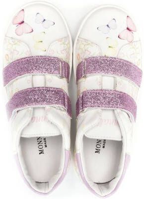 Monnalisa Sneakers met vlinderprint Wit