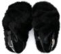 Monnalisa Emilia slingback sandalen met open neus Zwart - Thumbnail 3