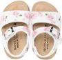 Monnalisa Sandalen met bloe print Wit - Thumbnail 3