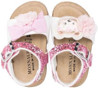 Monnalisa Sandalen met open neus Wit