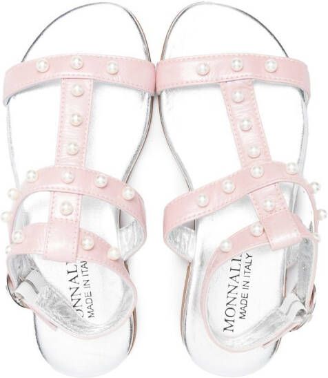 Monnalisa Leren sandalen Roze