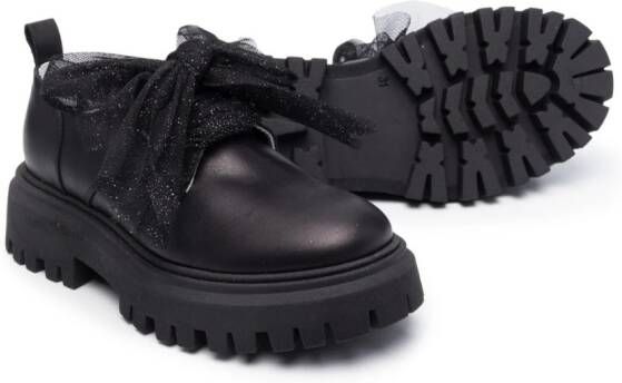Monnalisa Leren schoenen Zwart