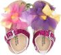 Monnalisa Sandalen met bloe detail Roze - Thumbnail 3