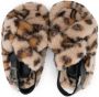 Monnalisa Sandalen met luipaardprint Beige - Thumbnail 3