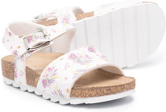 Monnalisa Sandalen met print Wit