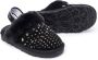 Monnalisa Slingback slippers verfraaid met studs Zwart - Thumbnail 2