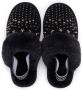 Monnalisa Slingback slippers verfraaid met studs Zwart - Thumbnail 3