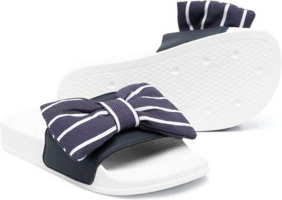 Monnalisa Slippers met strikdetail Blauw