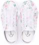 Monnalisa Sneakers met bloe print Wit - Thumbnail 3