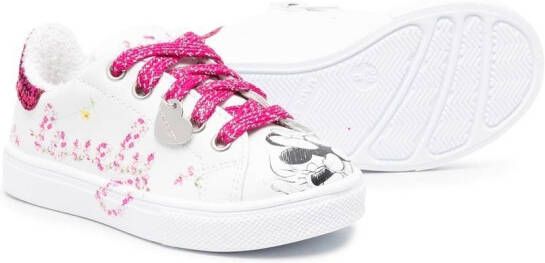 Monnalisa Sneakers met print Wit