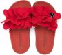 Monnalisa Teenslippers met bloemdetail Rood - Thumbnail 3