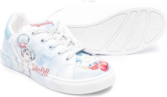 Monnalisa Tinkerbell low-top sneakers Wit