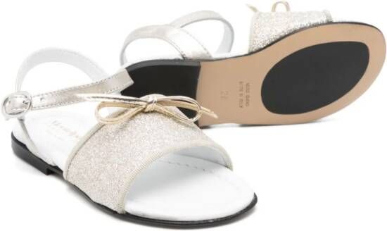 MONTELPARE TRADITION Sandalen met glitter Goud