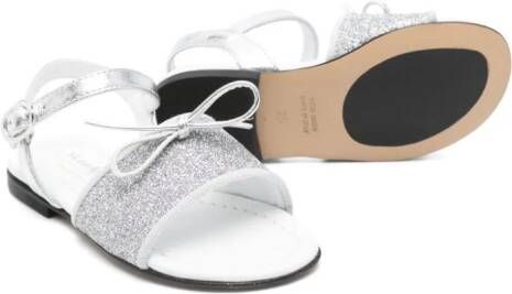 MONTELPARE TRADITION Sandalen met glitter Zilver