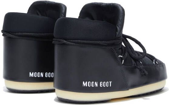 Moon Boot Enkellaarzen met logoprint Zwart