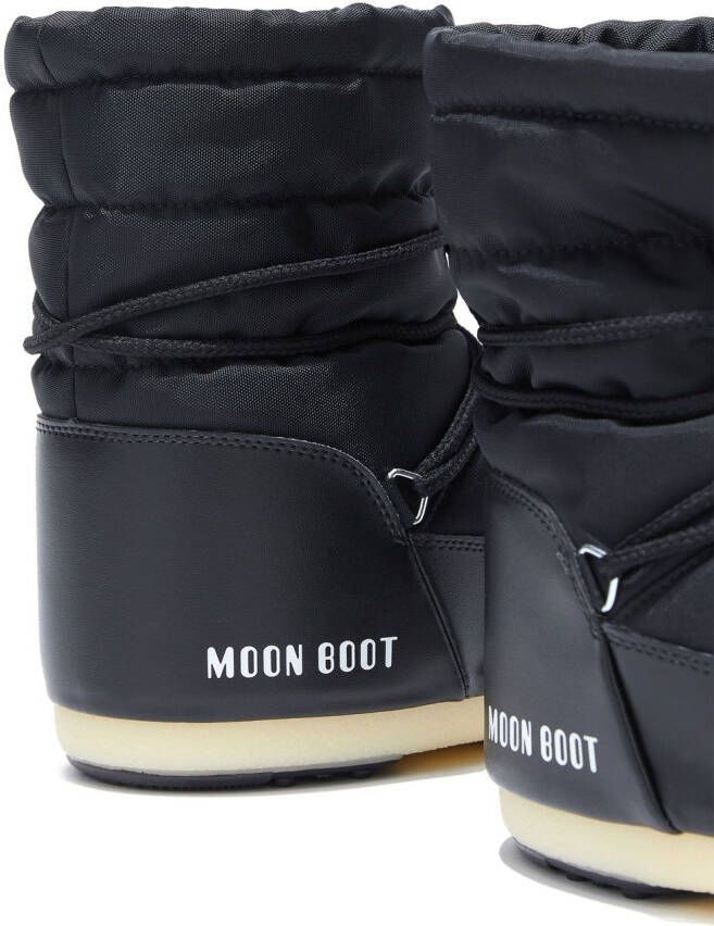 Moon Boot Enkellaarzen met logoprint Zwart