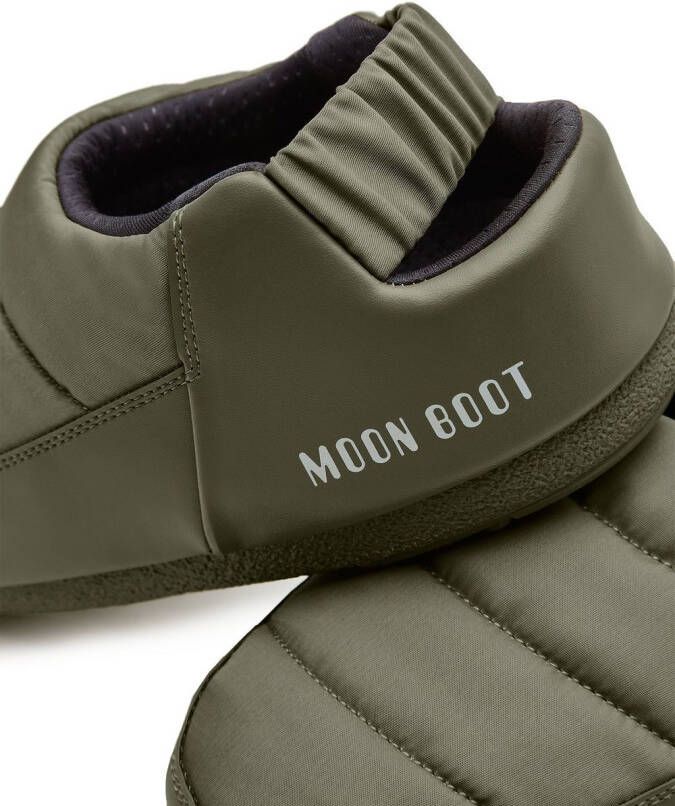 Moon Boot Evolution gewatteerde muiltjes Groen