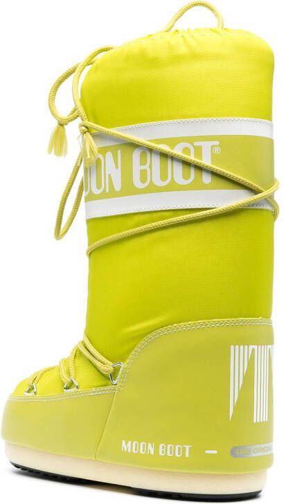 Moon Boot Gewatteerde snow boots Geel - Schoenen.nl