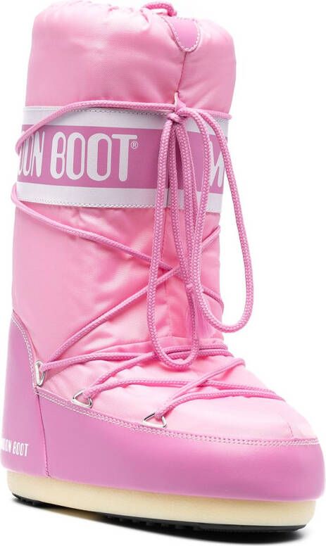 Moon Boot Gewatteerde snow boots Roze