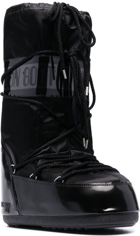 Moon Boot Glance gewatteerde snow boots Zwart