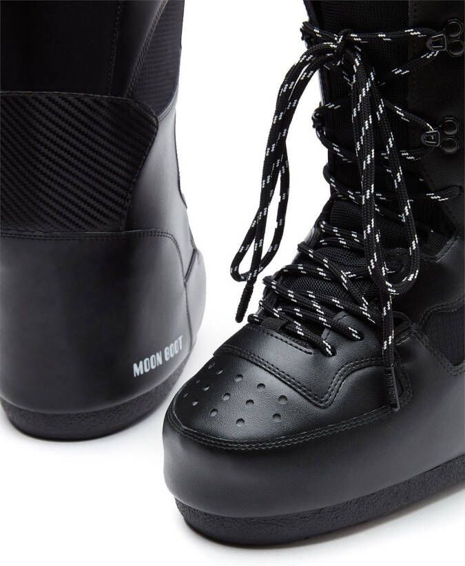 Moon Boot High-top sneakerlaarzen Zwart