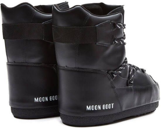 Moon Boot Icon Low gewatteerde sneakerlaarzen Zwart