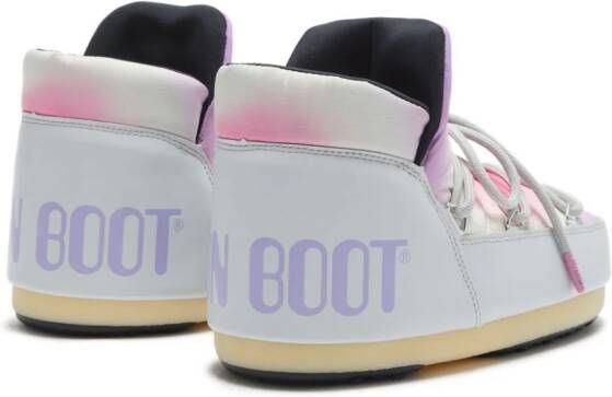 Moon Boot Icon Low laarzen met tie-dye Grijs