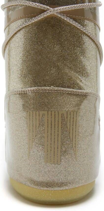 Moon Boot Icon snowboots met glitter Goud