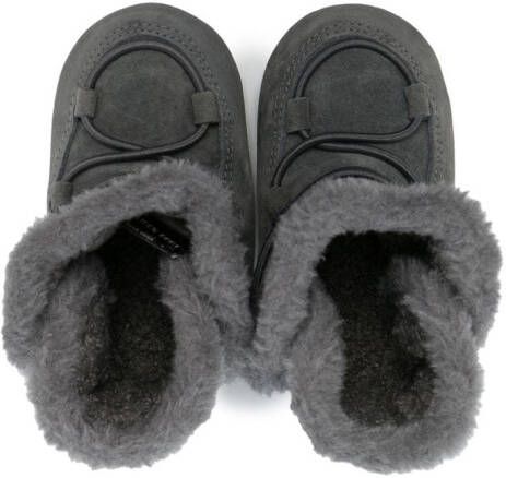 Moon Boot Kids Crib suède enkellaarzen Grijs