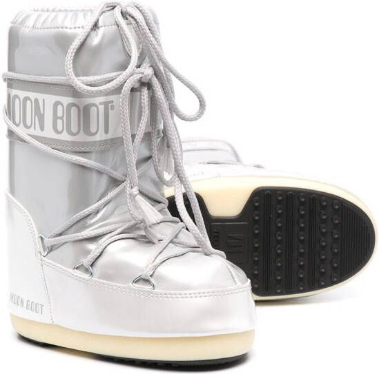 Moon Boot Kids Gewatteerde moon boots Wit