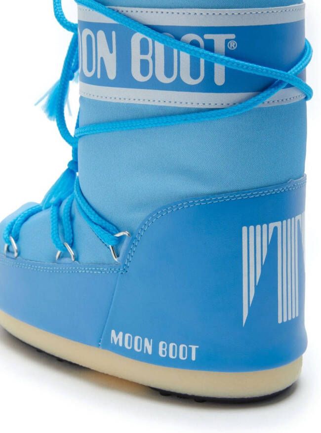 Moon Boot Kids Icon snowboots met logoband Blauw