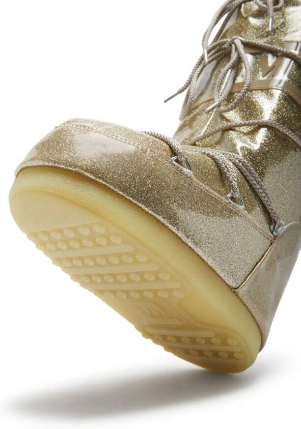 Moon Boot Kids Laarzen met glitter-detail Goud