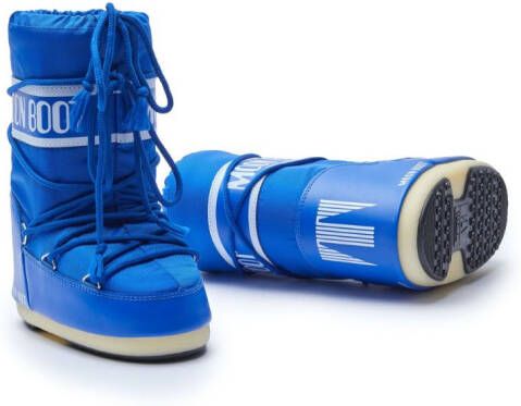 Moon Boot Kids Laarzen met logo Blauw