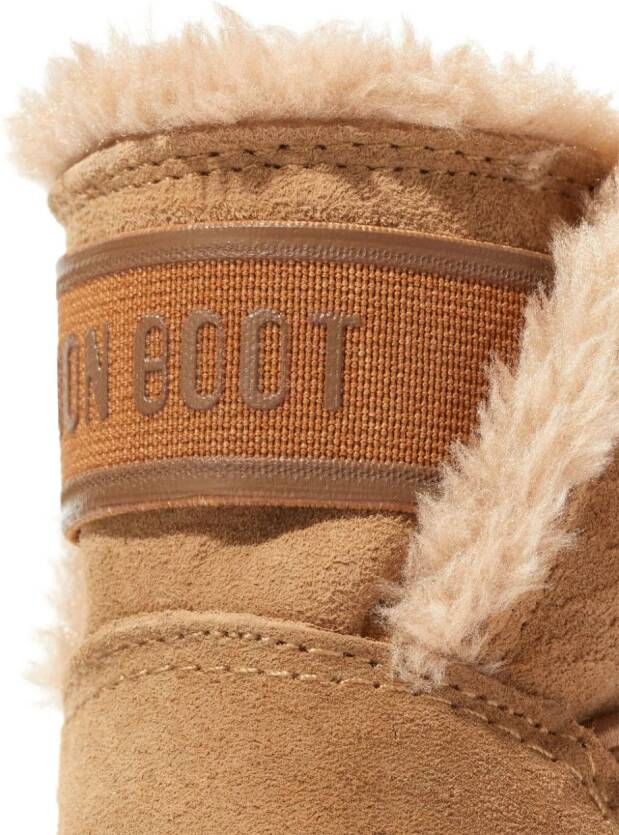 Moon Boot Kids Leren laarzen Beige