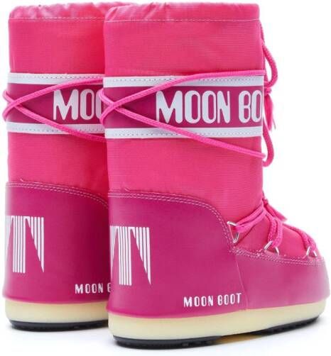 Moon Boot Kids Sneeuwlaarzen met veters Roze