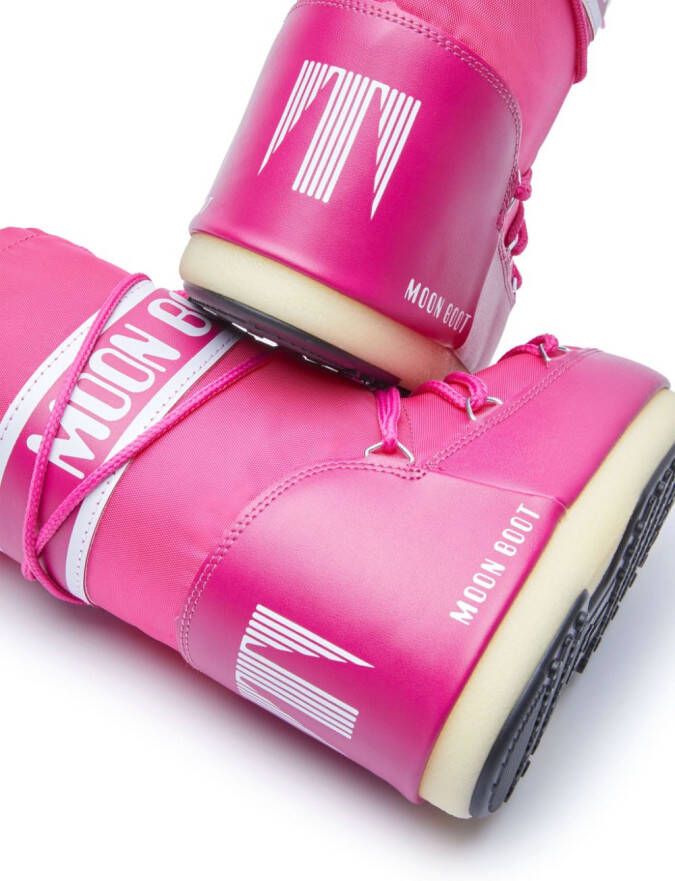 Moon Boot Kids Sneeuwlaarzen met veters Roze