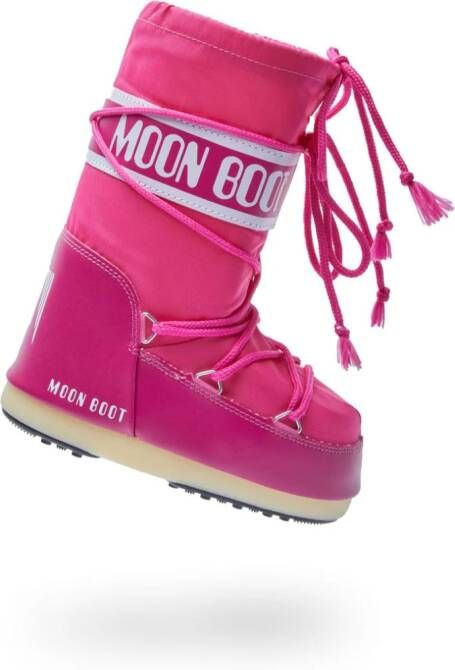 Moon Boot Kids Sneeuwlaarzen met veters Roze