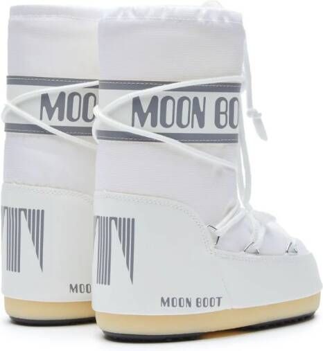 Moon Boot Kids Sneeuwlaarzen met veters Wit
