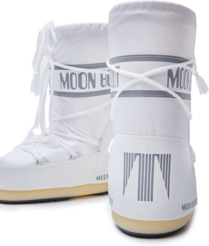 Moon Boot Kids Sneeuwlaarzen met veters Wit