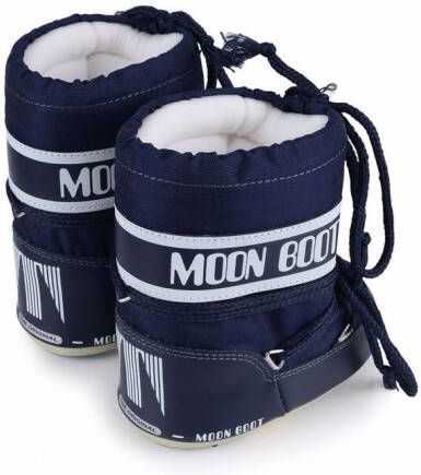 Moon Boot Kids Snowboots met logoprint Blauw