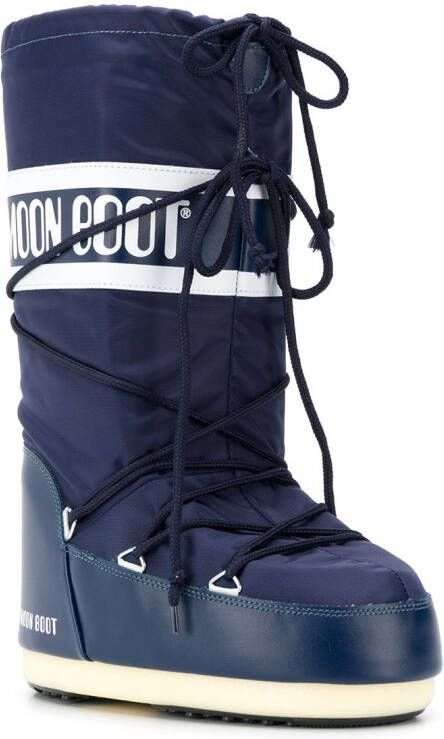 Moon Boot Laarzen met trekkoord Blauw