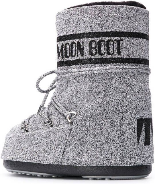 Moon Boot Laarzen met veters Zilver