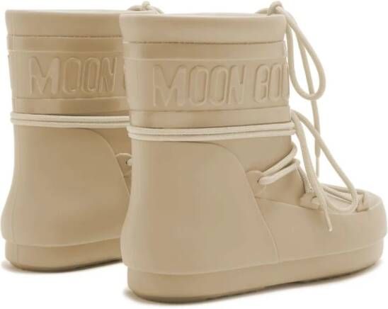 Moon Boot Rubberen regenlaarzen Beige