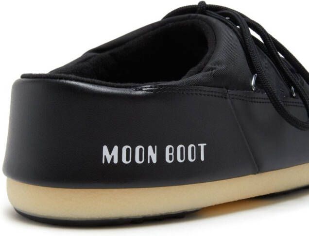 Moon Boot Veterschoenen met logoprint Zwart