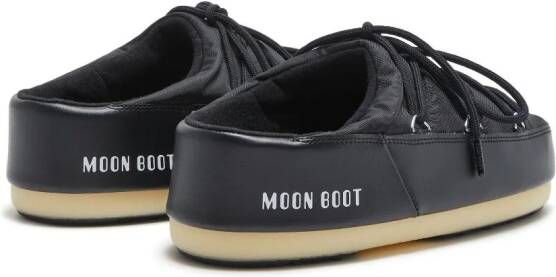 Moon Boot Veterschoenen met logoprint Zwart