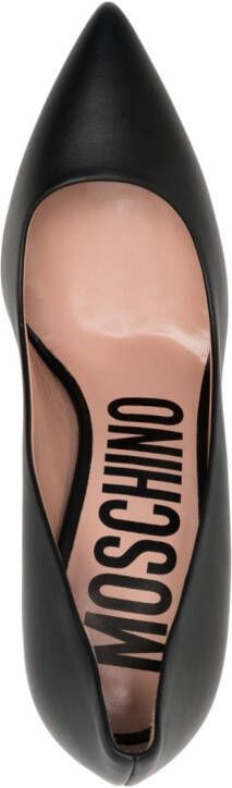 Moschino Pumps met sleehak Zwart